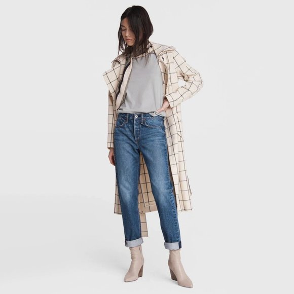 Rag&Bone "Rosa" Mid Rise Boyfriend Jean in "Clover", size 24 - Picture 13 of 13